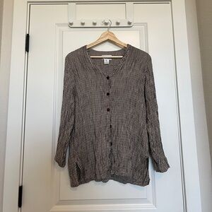 Pendleton Black and White Checkered Button Down Shirt